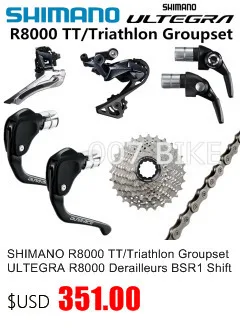 SHIMANO R8000 TT/Triathlon Groupset ULTEGRA R8000 переключатель дорожный велосипед 50-34 52-36 53-39T 165 170 172,5 175 мм 25T 28T 32T