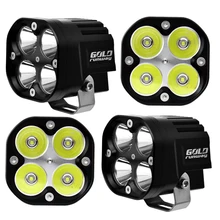 4pcs 40W XML U3 LED Fog Spot Head Light Lamp Spotlight Waterproof Motorcycle Lighting Light