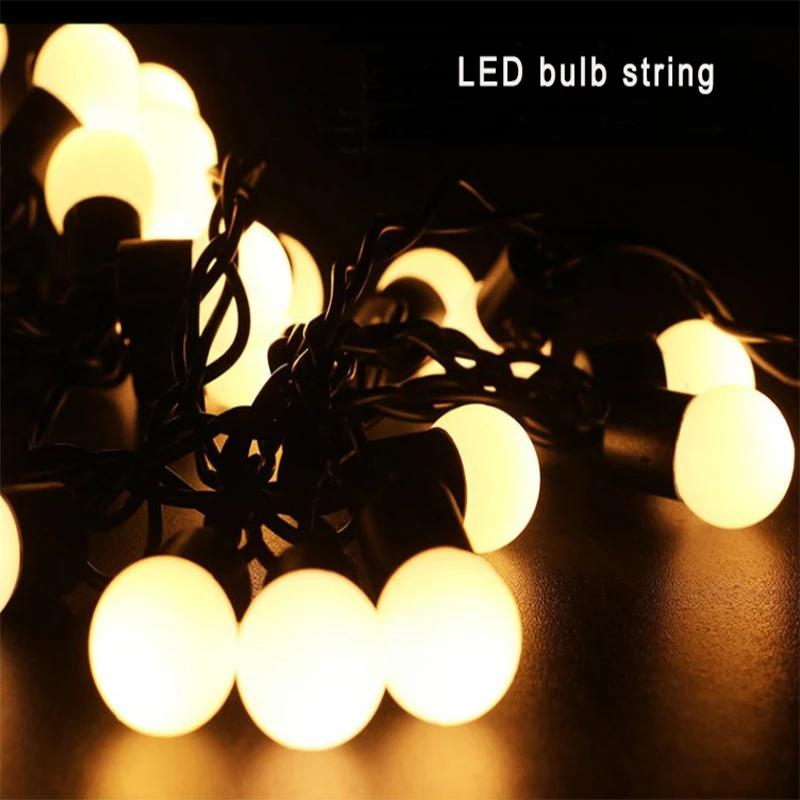 

LED lamp string ball lamp string LED color lamp Christmas decorative lamp festival decoration