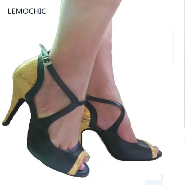 LEMOCHIC newest woman latin ballroom jazz samba rumba tap