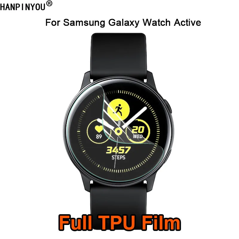 Для Samsng Galaxy Watch Active Sports Смарт-часы пленка из мягкого ТПУ Защита экрана (не
