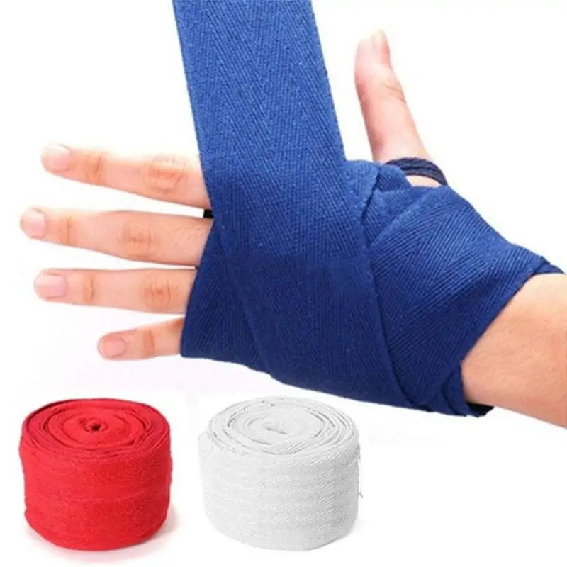 1roll Cotton 300cm Box Sports Strap Boxing Bandage Sanda Muay Thai MMA