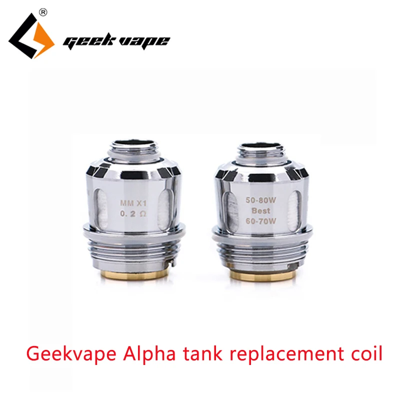 3 шт./упак. Geekvape Alpha сменные катушки Одиночная катушка 0 2 Ом и двойная 4 для бака Sub ohm