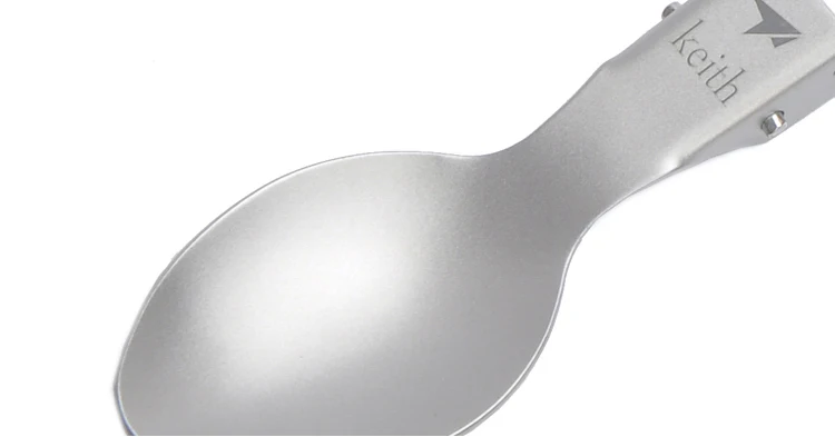 Keith Ti5305 titanio klappbar loffel ultra Leicht Kuche camping Reisen besteck 17g KT305