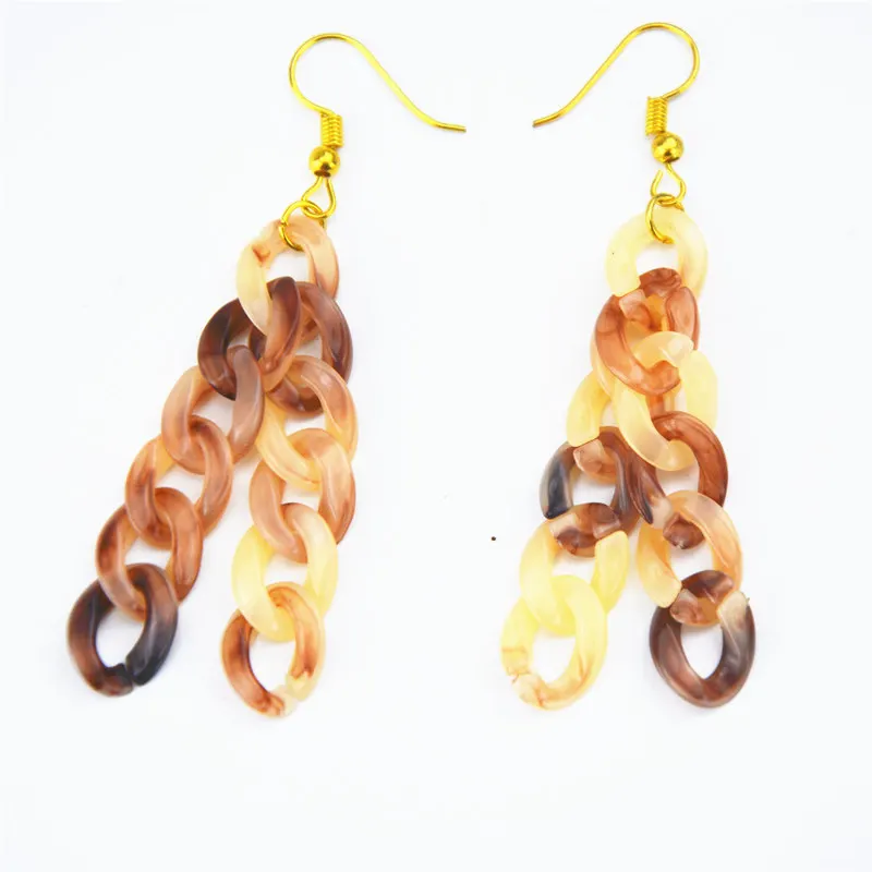 

ZCHLGR Bohemian Tassel Long Drop Earrings for Women Acrylic Fringe Earrings 2019 Fashion Woman Jewelry wholesale