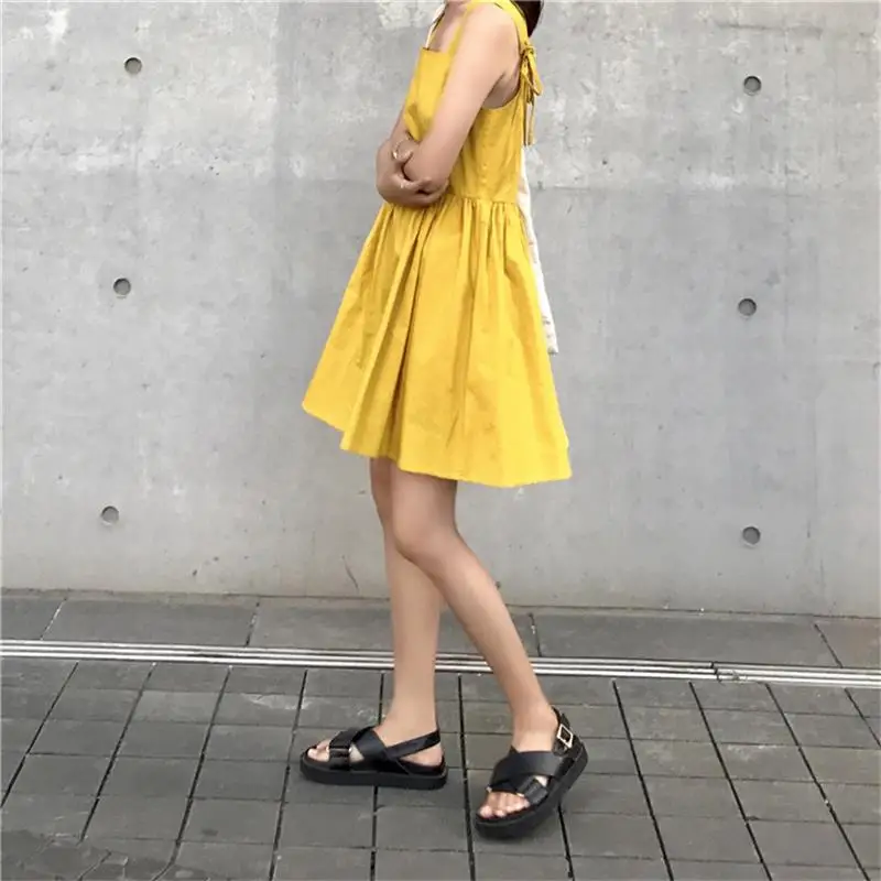 Для женщин Японии Harajuku летние офисные пляжные широкий ремень Высокая талия кукла