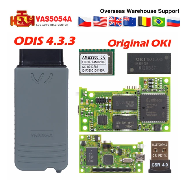 

VAS 5054A ODIS v5.1.3 V4.3.3 keygen Full Chip Original OKI Auto OBD2 Diagnostic Tool VAS5054A Bluetooth VAS5054 CODE Scanner