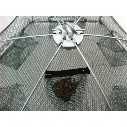 

ELOS- Fishing net cage spare plaice fish lobster shrimp basket 6 holes Mesh size: 3 mm