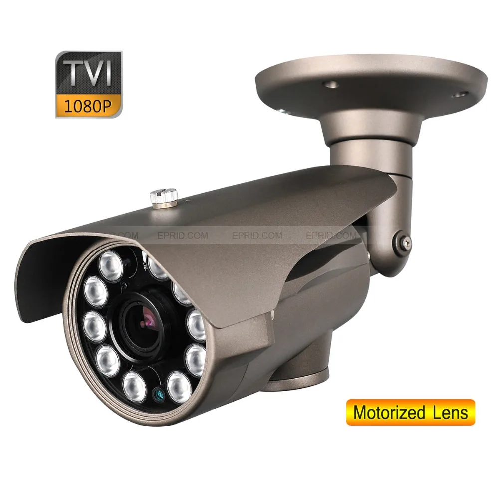 

HD-TVI 1080P 2.0MP 10PCs Super-LED 2.8-12mm Motorized Lens Camera OSD Board