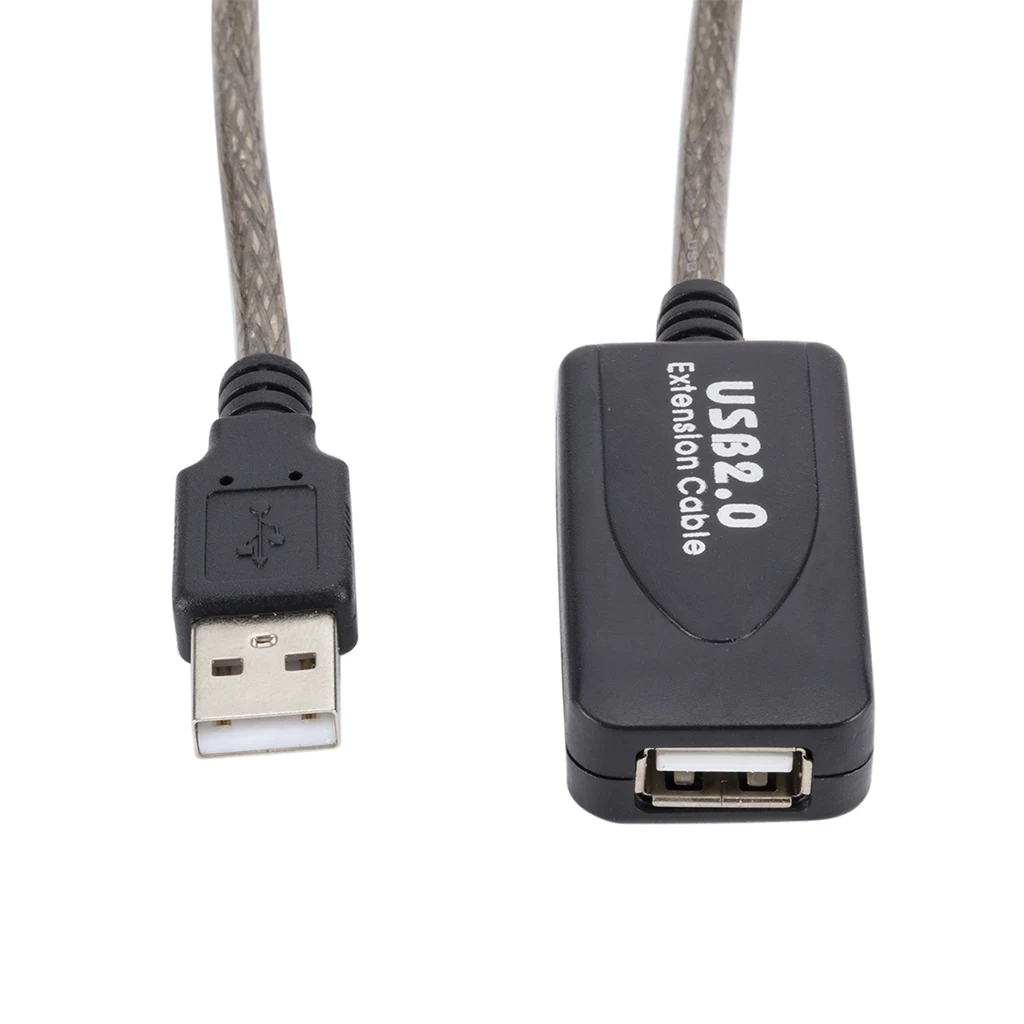  USB 2.0 extension cable 20M/15M/10M Male to Female Active Repeater Extension Extender Cable Cord US
