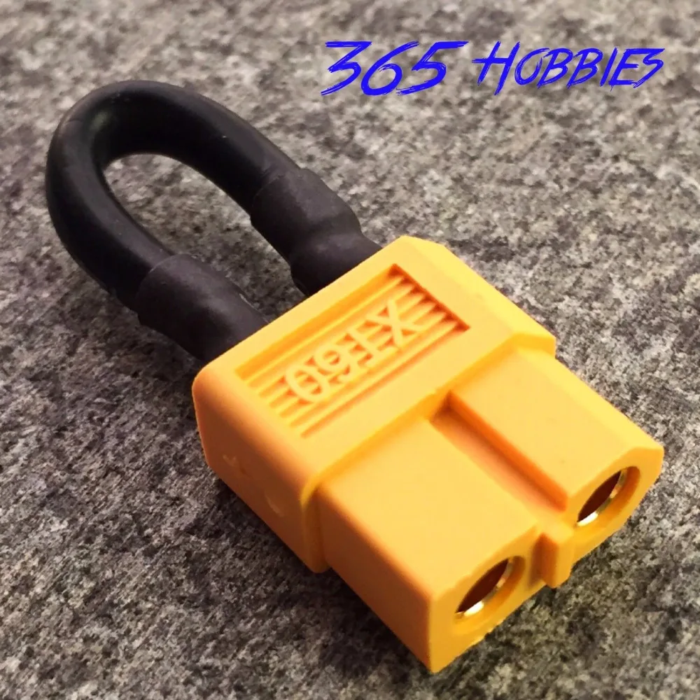 

XT60 Female 12AWG Jumper Shorting Plug Battery Eliminator Adapter DJI Tacon