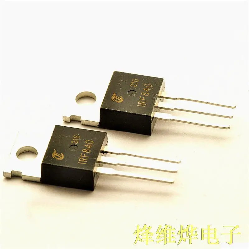 

Free shipping N p-channel MOSFETs IRF840 8A/500V/0.85 European /125W TO-220 (5)