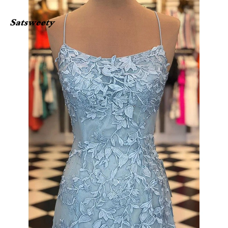 baby blue mermaid dress