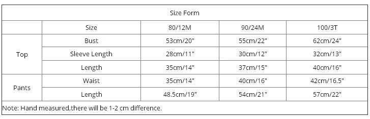 Kids Casual Suits Children Sport Clothing Toddler Boy Girls Tracksuit Top+Pants
