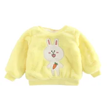 Хлопковый свитер с круглым вырезом и рисунком для малышей теплый свитер с круглым вырезом и принтом на холодную зиму