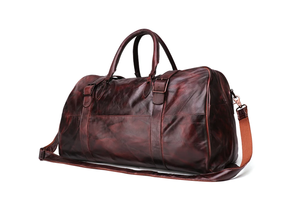 Мужская Дорожная сумка из натуральной кожи сумка для мужчин бизнес сумка багаж, для отпуска сумка с короткими ручками для путешествий