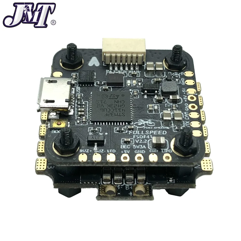 Квадрокоптер F411 Micro F4 Betaflight OSD для регулировки PID BEC летный контроллер башня с 4 в 1