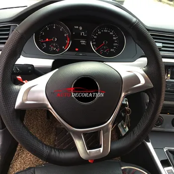 

For VW Volkswagen Passat B8 2017 2018 Interior Steering Wheel Button Decoration Cover Trim 1pcs