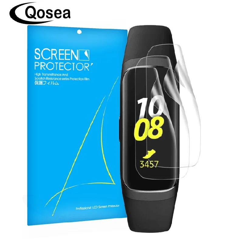 Qosea (3 шт) для samsung Galaxy Fit-e Экран протектор ультра-тонкий прозрачный Защита ЖК