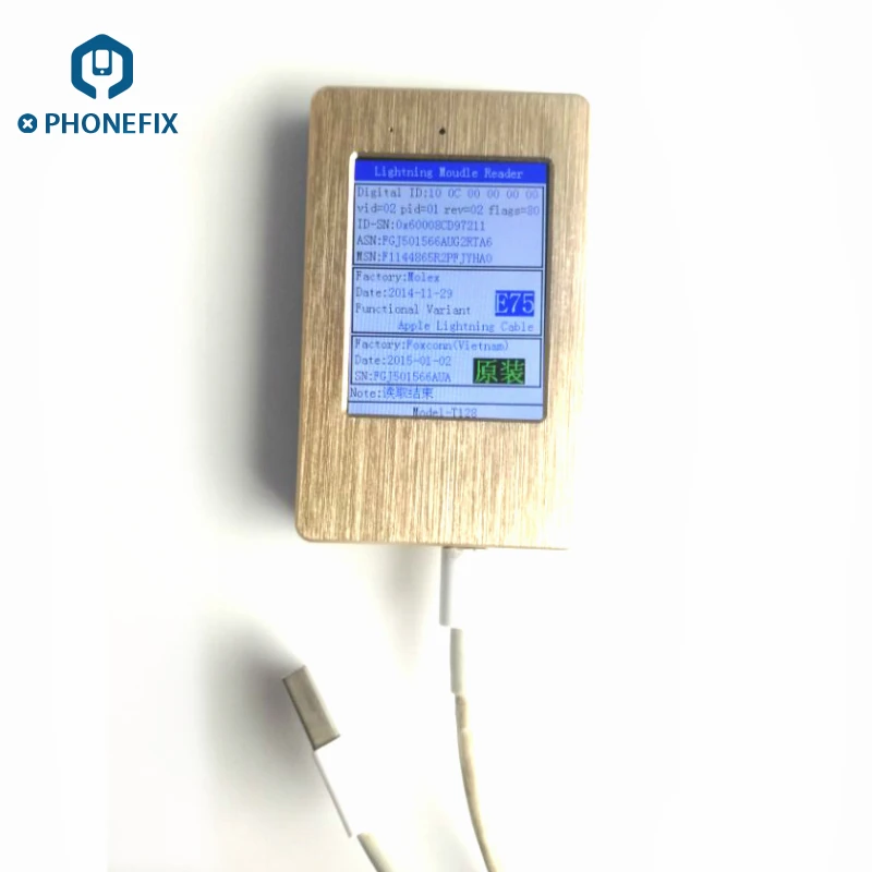 PHONEFIX Mini USB кабелеискатель телефонный зарядный кабель тестер для индендификации