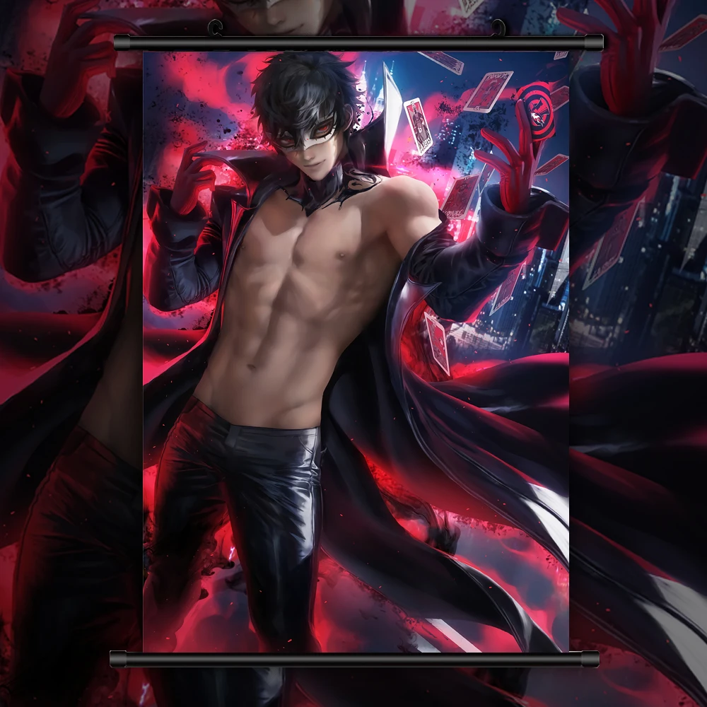 

Joker Persona 5 Anime manga wall Poster Scroll