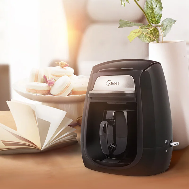 

Household Drip Mini Smart Coffee Machine Single Cup Cooking Tea Brewing Coffee One-button Operation Automatic Power-off