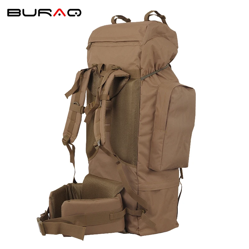 

Brand 100L Waterproof softback Army Multifunctional Waterproof Versatile Laptop Backpack Internal Frame Travel bag Rucksack A2