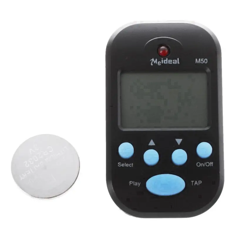Meideal M50 Black Digital LCD Beat Tempo Metronome Clip + Battery | Дом и сад