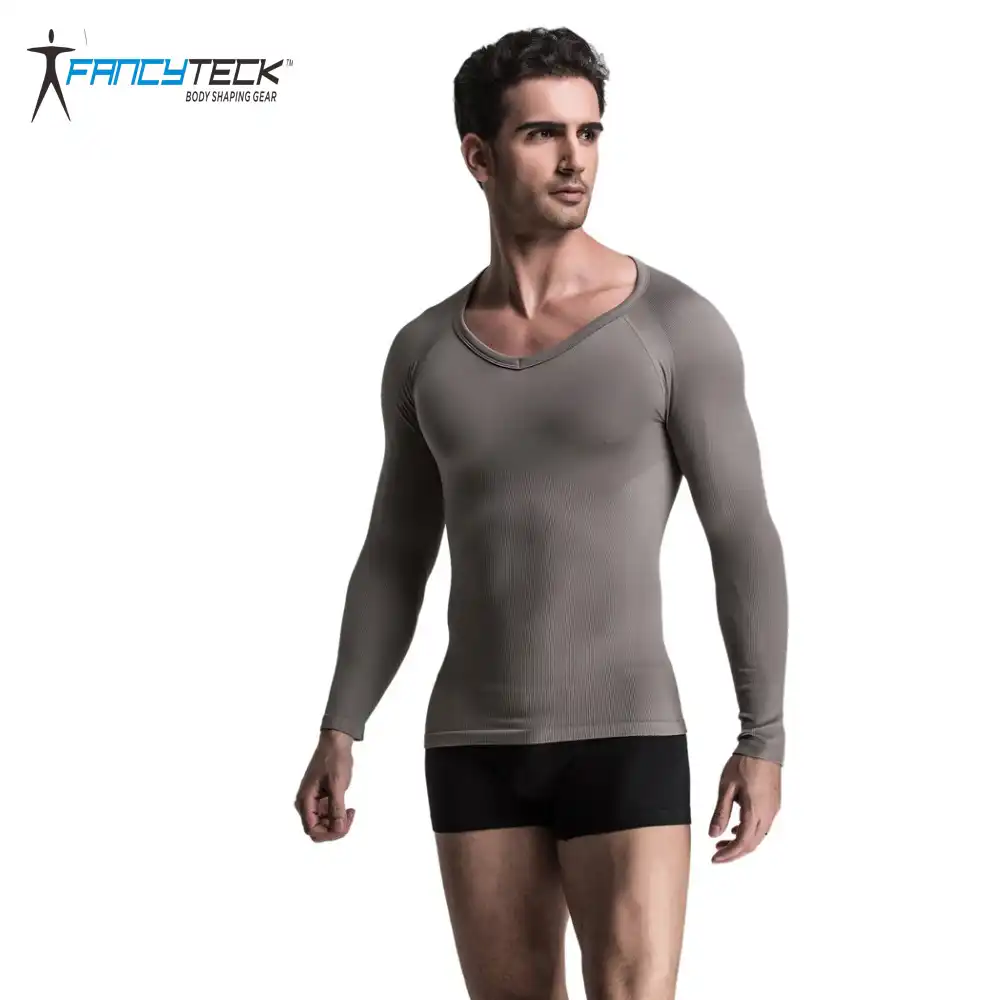 v neck compression undershirt