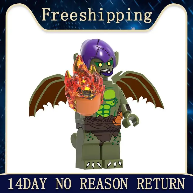 

Single Sale Legoed Minifigure Spider-ManSuper Heroes Green Goblin Ultimate Kingpin Spider-Gwen Action Children Gift Toys XH1136