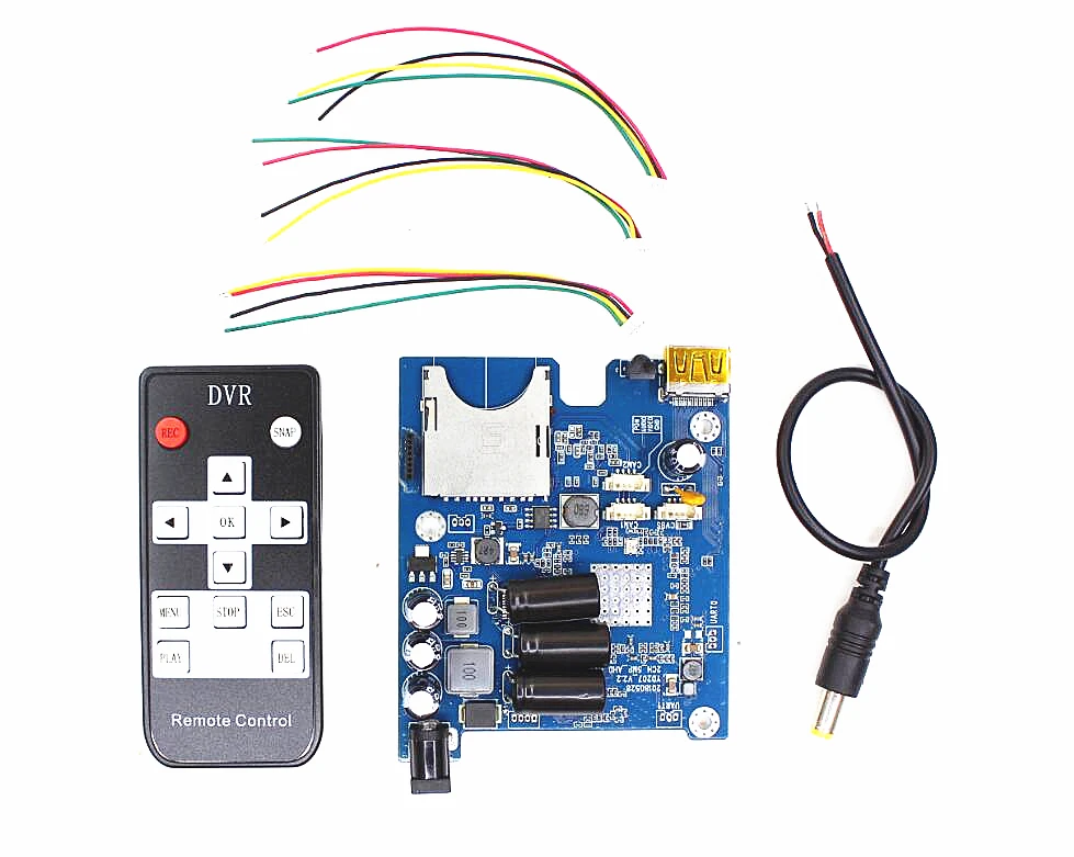 2ch mini DVR CCTV medical endoscope pipeline detection video module CVBS / AHD1080P video board SD