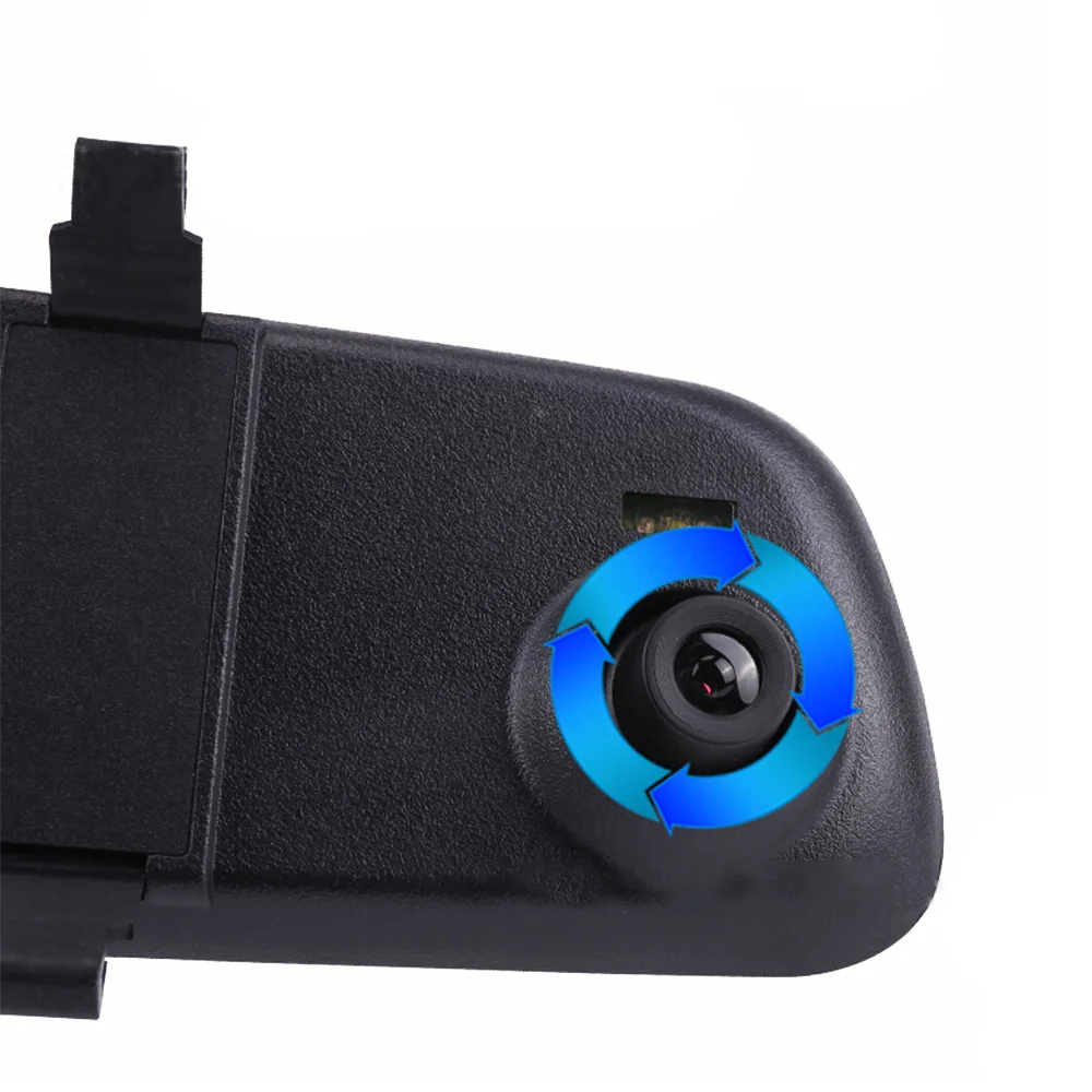 TOSPRA 3.5inch Full HD 1080P Car DVR Dash Cam Recorder Blue/White Mirror Video Registrator Camcorder Rearview DVR View Camera