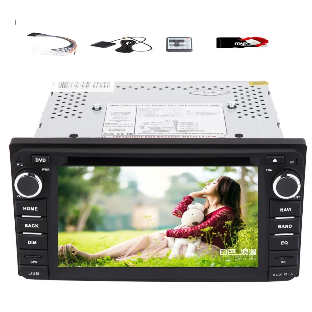 

Universal Toyot In Dash GPS Nav 6.2'' Double Din Car Stereo Bluetooth Radio For TOYOYA Corolla 2008 2009 2010 2011 2012 2013