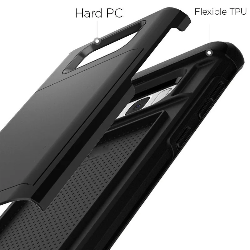 Ascromy-Slim-Armor-CS-For-Galaxy-S8-Plus-Case-Dual-Layer-Wallet-Design-Card-Slot-Holder-Cover-for-Samsung-S8-Plus-Accessories-1 (5)