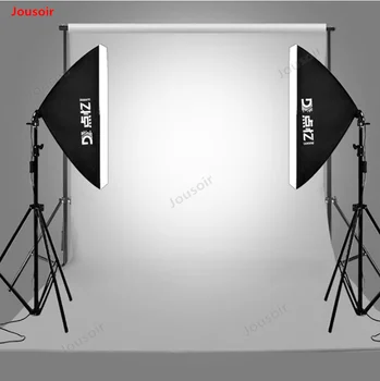 

LED double lamp background rack set Small Studio product portrait shooting soft light box fill light CD50 T03