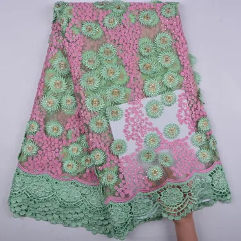 

African Lace Fabric With Stones Embroidery Design Tulle Lace For Party Dress African French Lace Fabric A1292