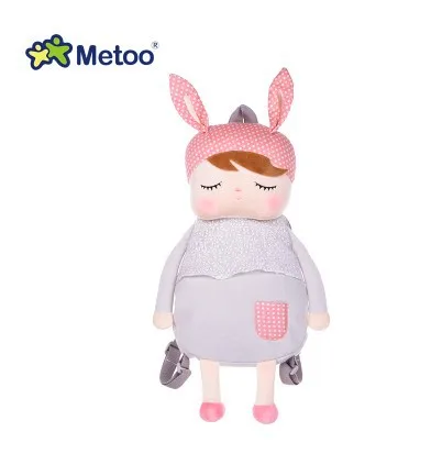 

2018 Metoo Doll Kids Bags Animals Cartoon Doll Toy Children Shoulder Bag for Kindergarten Baby Rabbit Girl Panda Plush Backpacks