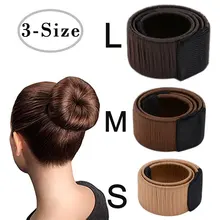 Девушка французское блюдо синтетические Волшебные волосы булочка производитель Пончик Стиль инструмент Аксессуары для волос женский ребенок парик бигуди Ролик Braider повязка на голову