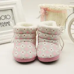 Детская обувь зима 2017 мальчики девочки сначала ходунки для малышей Bebe Sapatos Prewalker сапоги Мягкая обувь