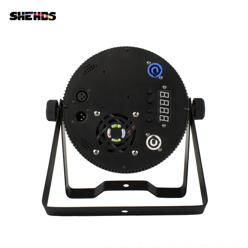 SHEHDS, 18x3 Вт, WOnly, фиолетовый, алюминиевый сплав, светодиодный, плоский, DMX512, сценический эффект, освещение для DJ Disco, для дома, вечерние, свадебные украшения