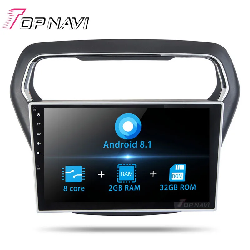 2 din 10 1 'ɺndroid 8 автомобильный радиоприемник GPS-навигация для Ford ESCORT 2014 - 2016