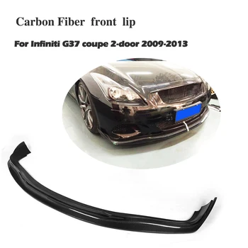 

Carbon fiber car front bumper Lip spoiler Chin For Infinti G37 2door Coupe 2009-2013 Car Accessories