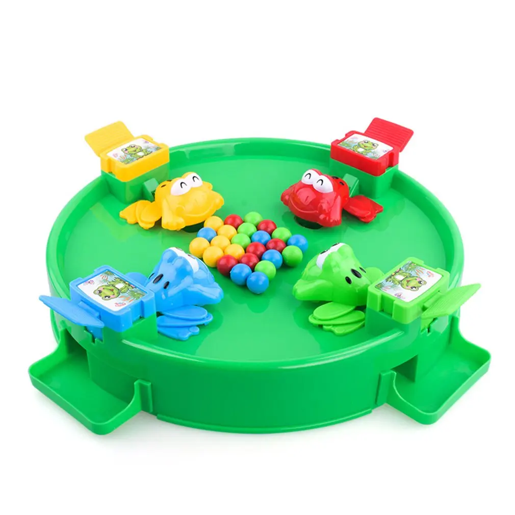 Funny Hungry Frogs Educational Toy Creative Desktop Toy Interactive Game Beads Feeding Toy Child Gift  puzzle toys for children