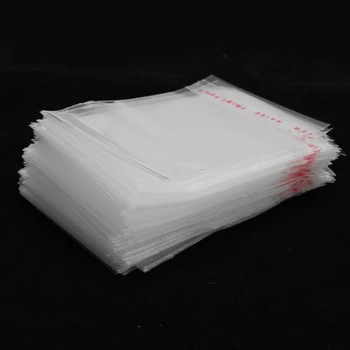 

200pcs 5x7cm Mini Clear Plastic Resealable Cellophane Bag Small Jewelry Packing Packaging Reclosable Seal Bags