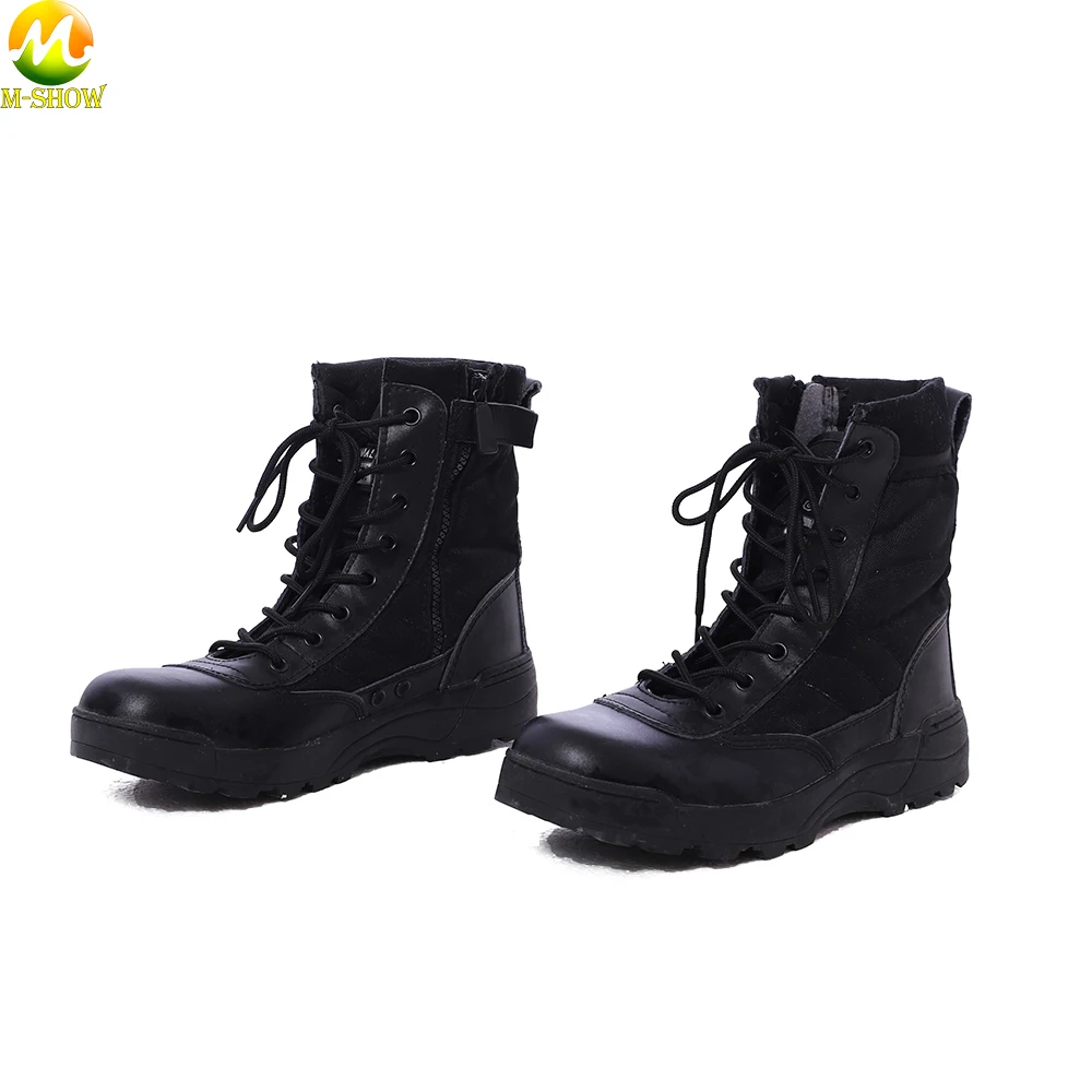  Resident Evil 2 Leon Scott Kenned Cosplay Boots Game Black Martin Boots Boots Halloween Costume Boots For Adult Men