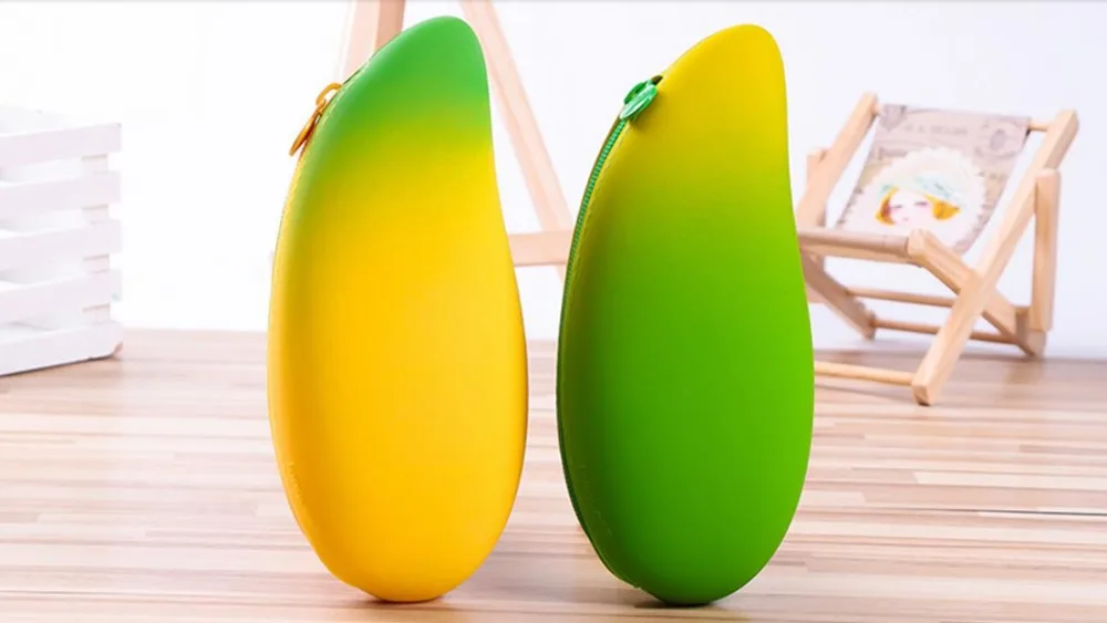 korea Creative Mango Style pencil bag pen bagcase school students stationery prize Pencilcase Pencil collection 2pc/lot | Канцтовары для