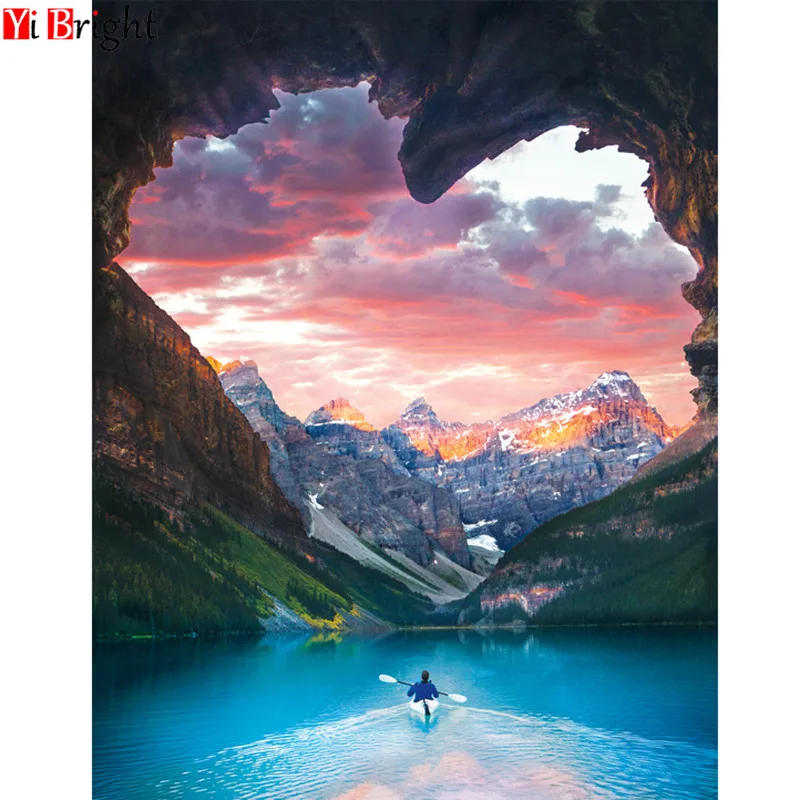 

5D DIY Diamond Embroidery Love Flowers Cross Stitch Mosaic Landscape Full Square Diamond Decoration Home XY1