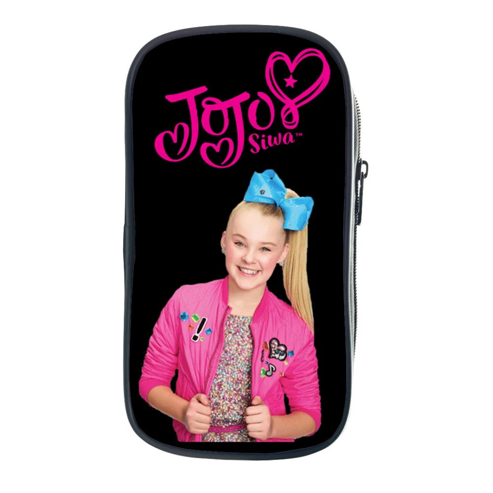 Милый пенал Jojo Siwa для детей мальчиков девочек студентов сумки модные новые