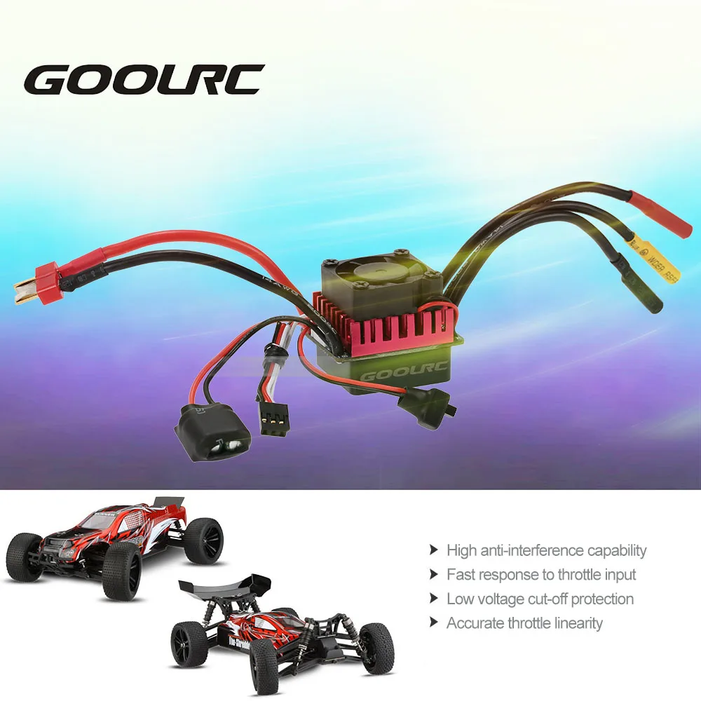 GOOLRC S3650 3900KV бесщеточный мотор S-60A ESC с 6,0 кг металлическим редуктором сервопривод обновленный бесщеточный комбо набор для 1/10 RC автомобиля грузовика