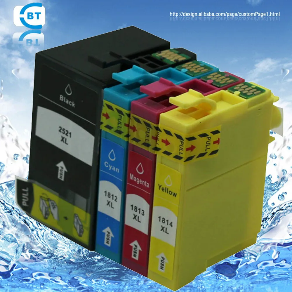 10PCS Compatible epson 252xl ink cartridge T2521 t252xl for WF 3620 WF 3640 WF 7110 WF